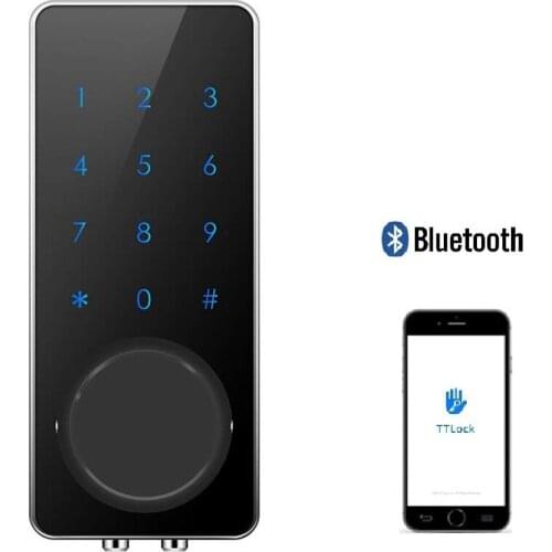 Bluetooth APP Remote Code Smart Lock, TTLock Electronic Door-Lock Keypad Digital password for home hotel apartment airbnb