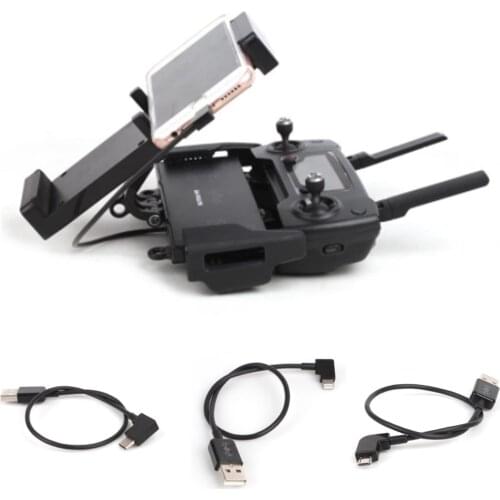 1pc Data Cable Data USB Line for Android TYPE-C IOS Port for DJI MAVIC PRO AIR SPARK Phantom 4 Phantom 3 Inspire 1/2 Drone