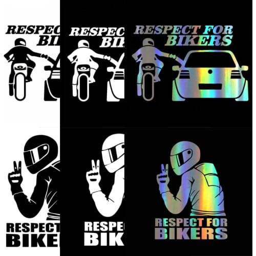 Funny Biker Inside Car Sticker For Auto Decal Window Waterproof Removable Decor Car-styling Cars Glue Decoration Stickers PVC