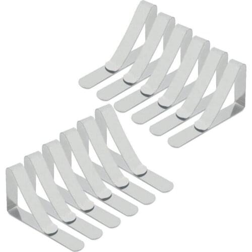Tablecloth Clips,12 Pack Stainless Steel Table Cloth Holder Table Cover Clamps for Home/Marquees/Wedding/Party/Picnic/Indoor/Out