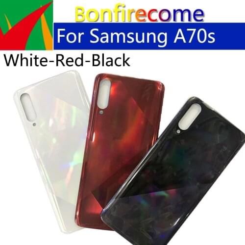 10Pcs\Lot For Samsung Galaxy A70S A707FN A707F A707 Housing Back Cover Case Rear Battery Door Chassis Housing Replacement