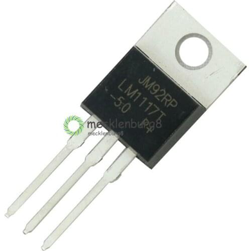 10PCS X NEW LM1117T-5.0 TO-220 LM1117T-5 TO220 5V 800mA LM1117 Low-Dropout Linear Regulator
