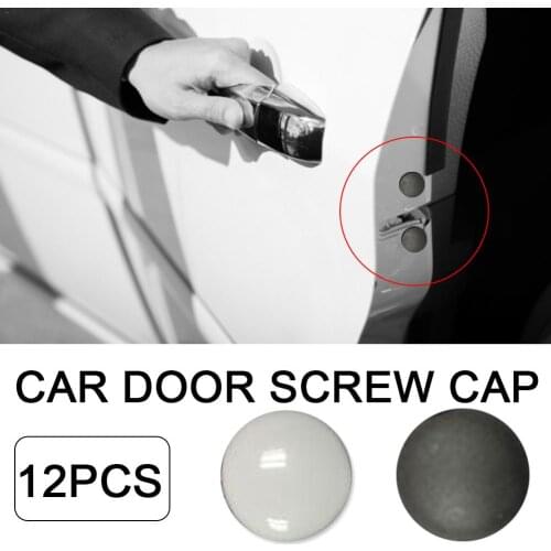 12Pcs Car Door Screw Cap Protection Cover Door Anti - Rust Screw Cap Anti-Rust Waterproof Screw Cap Protection Door Screw Cover