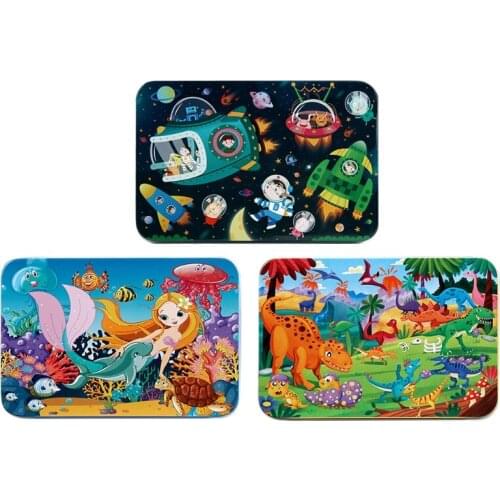 28EC Educational Wooden Frame Puzzle Childrens Educational Toys for Toddler Children