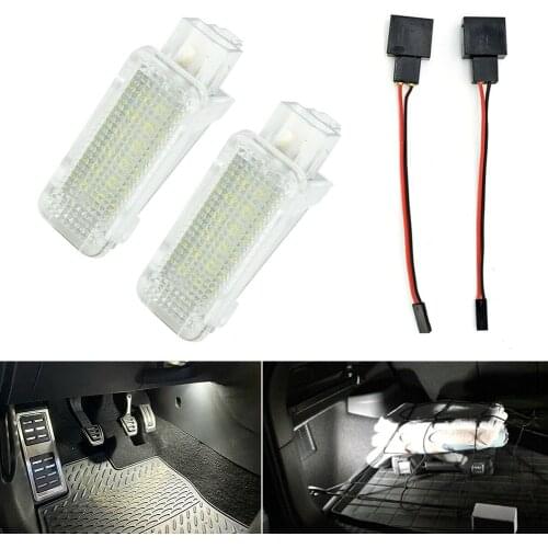 2x LED Footwell Step Door Courtesy Trunk Light For Transporter T5 For Porsche For A2 (8Z) 5-door Hatchback
