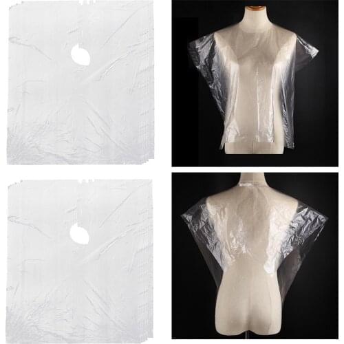300Pcs Disposable Hair Dressing Cape Hair Salon Gown Protector Capes Apron