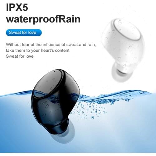 Single ear wireless bluetooth headset X6 mini sports in-ear single earphone bluetooth earphone headphones wireless earphones