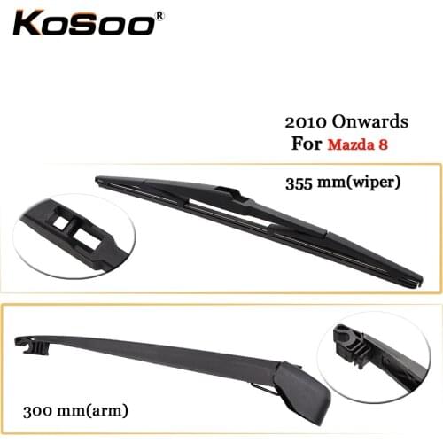 KOSOO Auto Rear Car Wiper Blade For Mazda 8 ,355mm 2010 Onwards Rear Window Windshield Wiper Blades Arm,Car Accessories