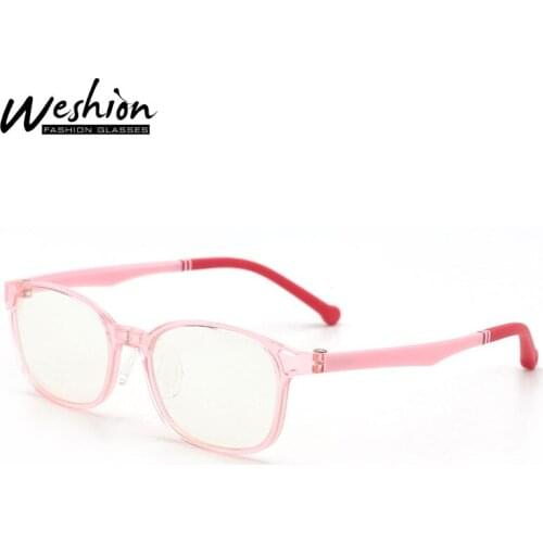 Junior Anti Blue Light Kid Glasses Boy Girl TR90 Optical Frame Teens Clear Computer Youth Eyeglasses 5-15 UV400 Filter 2020 New