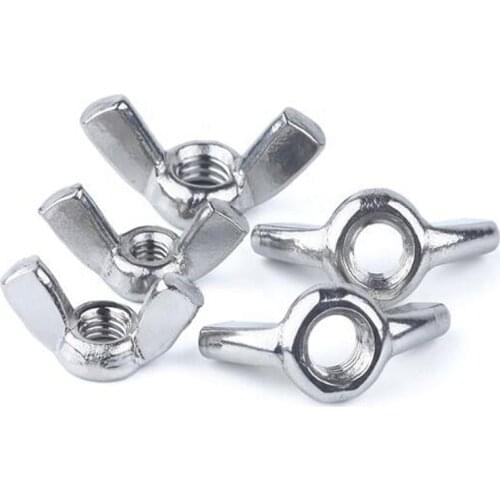 DIN315 M3 M4 M5 M6 M8 M10 M12 304 Stainless Steel Butterfly Wing Nuts
