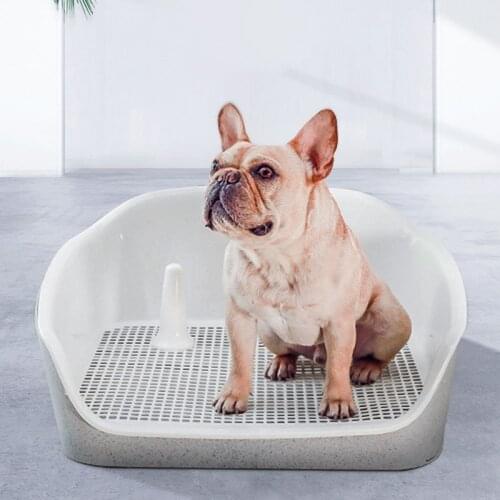 HOOPET Portable Dog Toilet Potty with Column Urinal Bowl Cat Dog Automatic Pee Training Toilet Pet Dog Supplies