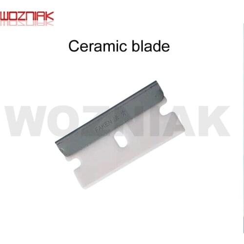 Ceramic Single Blade For Mobile Phone Repair LCD Screen Deleting Glue Remove OCA Squeegee Antistatic Anti Embroidery