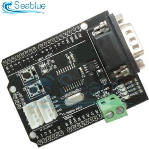 MCP2515 CAN Bus Shield Board Module SUB-D Connector Standard UART IIC SPI LED Indicator Controller CAN 4.8-5.2V For Arduino