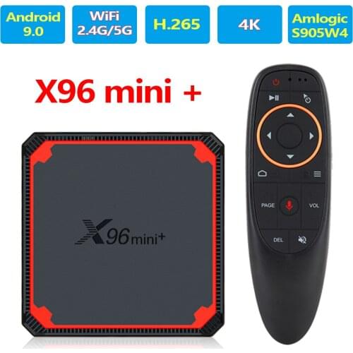 X96 Mini Plus Media Player S905W4 Android 9.0 Set Top Box 2021 New H.265 HEVC 2.G/5G 100M LAN 802.11AC