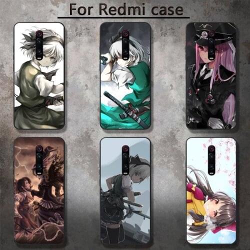 Anime cartoon Touhou Phone Case For Redmi 9A 6 4X 7 7A 8 GO K20 K30 K30pro Note 4 4X 5 5A 6 6 Pro 7 8 K30 8pro K30