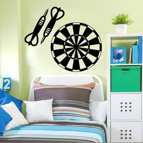 Target Darts Wall Decals Removable Vinyl Home Design Wall Decor Boys Bedroom Nursery Wall Art Poster Vinilos Paredes Murals A271