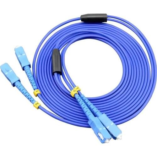 Fiber Optic patch Cord SC/UPC-SC/UPC Single Mode Duplex SM 9/125um 1 2 3 5 10meters Wholesale Custom Made Fiber Optic Jumper