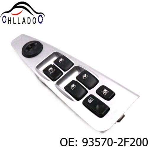 HLLADO New Electric Power Window Lifter Master Control Switch 93570-2F200 935702F200 For Kia Cerato Power Window Switch