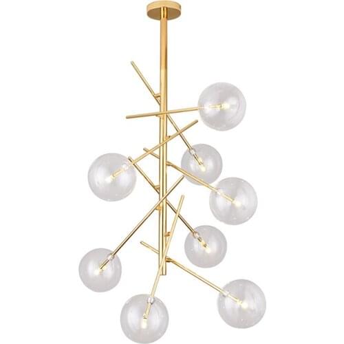 Pendant lights glass LOFT suspended lamp G4 LED lamp for dinning living room decoration glass balls pendant lamps luminaire