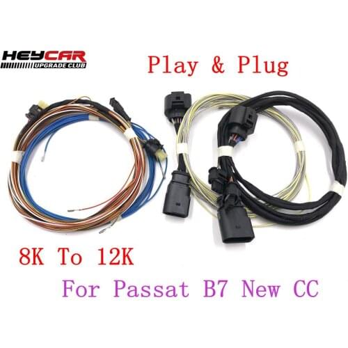 Play & Plug OPS Parking PLA 2.0 8K To 12K Install Harness Cable Wire For Passat B7 New CC