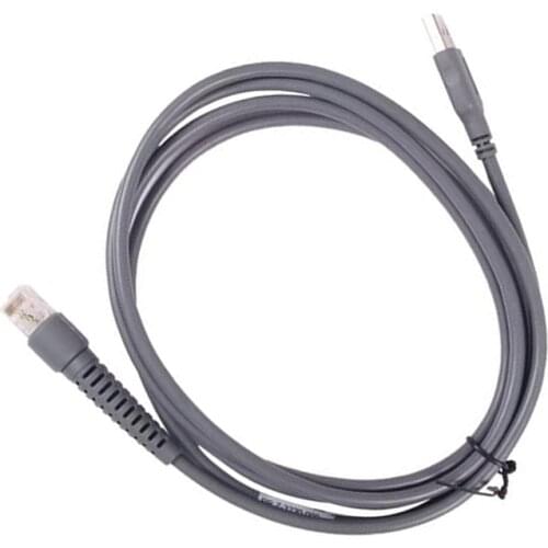 New USB 2 M Straight Cable For Zebex Z-3220,Compatible 2 Meter Barcode Scanner Cable