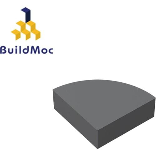 BuildMOC Compatible Assembles Particles 25269 1x1 1/4 For Building Blocks Parts DIY LOGO Educational