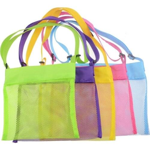 Mesh Toy Bag Childrens Beach Fun Net Bag Toy Bag Swimming Bags Water Play Equipment New Amazon Beach Bag