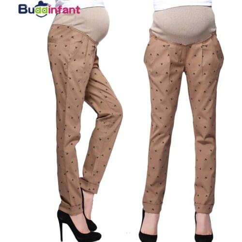 Maternity pants for work maternity clothing fashion maternity office wear pregnancy waistband extender trousers pregnant women