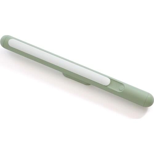 LED Bedside Clip Bar Magnet Makeup Mirror Front Night Light USB Lamp for Bedroom 77UD