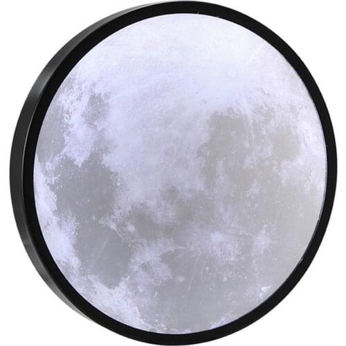 Bedroom LED Mirror Light Moon Shape Home Decor USB Powered Brightness Adjustable Wall Mounted Living Room Easy Install Vanity