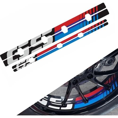 For BMW R1200GS R1200 GS Adventure 2006-2018 2017 R1250GS R1250 GS ADV 2019 Reflective Motorcycle Wheel Cover Rim Decoration