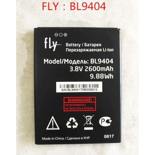 High Quality BL9404 2600mAh Battery For Fly BL9404 smart phone battery