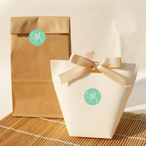 500 Pcs/1 Roll Exquisite Adhesive Stickers 112 Different Patterns Stickers Decorative Package Sealing Label Stickers