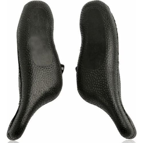 Bicycle Handlebar Ends MTB Mountain Bike Ergonomics Bar Ends Cycling Grips Ends TPR Rubber Black Grips Bicycle Bike Accessories