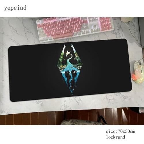 Skyrim mousepad 90x40cm Kawaii Computer mouse mat gamer gamepad pc wrist rest gaming mousemat desk pad office padmouse