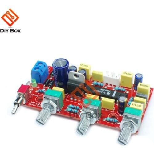 LM1036 Preamplifier HIFI AMP Volume Tone Control Audio amplifier Board for Sound Bass Treble Preamplifier Stereo Speaker Module