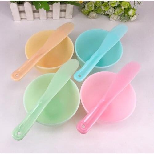 Facial Mask Bowl Stick Combination Two-piece Set Facial Care Beauty Mixing Applying Face Make Up Accessories Makeup Tools Kit