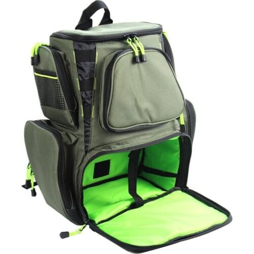 Multifunctional Luya Backpack Large Capacity Outdoor Waterproof Fish Storage Protection Bag Tackle Boxes Fishing Gear