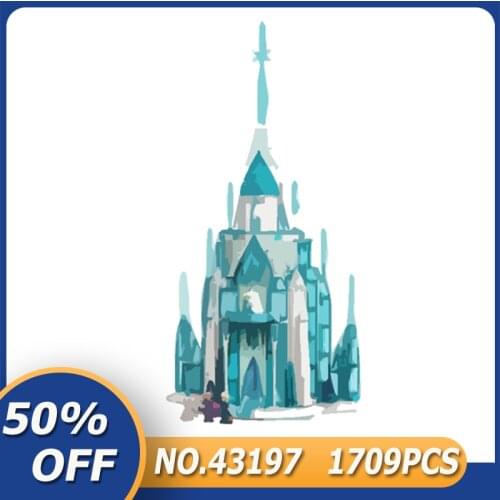 2021 New LepinBlocks 43197 The Ice Castle Building Blocks Bricks Puzzle Toy Birthday Gift For Child