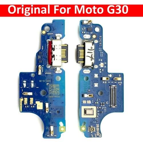 Original Charger USB Jack Board For Motorola Moto E5 Play Go / G30 Charging USB Port Board Module Replacement Parts