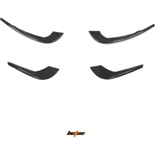 Suit For Audi 17-19 S4 Modified Bctxe Carbon Fiber Front Wind Knife, Rear Lip A4 B9