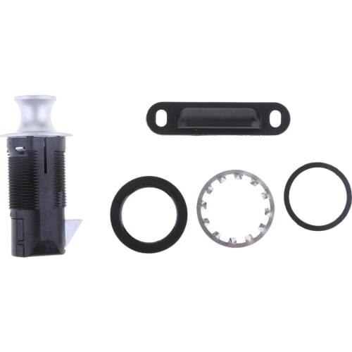 RV Cabinet Push Button Latch - Replacement Keyless Entry Cupboard Lock for 4-25.4mm Thickness