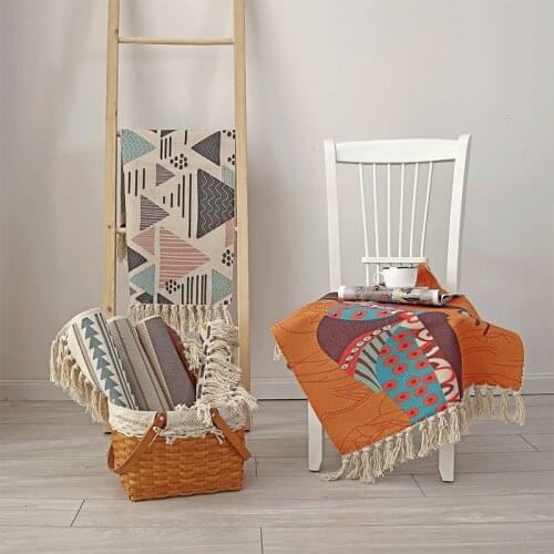 Hand-woven Carpets Cotton And Linen Woven Mats Tatami Nordic Style Room Bedroom Rug