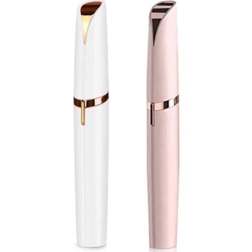 Eyebrow Trimmer Rechargeable Precision Eyebrow Trimmer Portable Eyebrow Razor Facial Hair Removal Epilator for Lips Nose