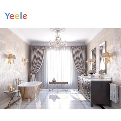 Yeele Landscape Photocall Bathroom Interior Window Photography Backdrops Personalized Photographic Backgrounds For Photo Studio
