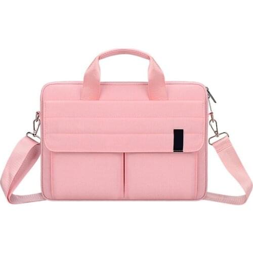 Laptop Protective Cover 15.6-Inch Mens and Womens Shoulder Bag, Bottom Depth Adjustable
