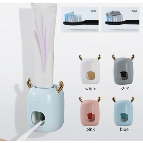 Toothpaste Squeezer Wall Mounted Toothpaste Dispenser Plastic Hanging Tube Squeezer for Bathroom