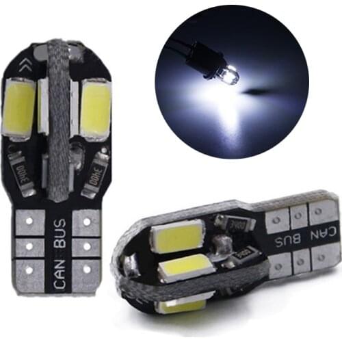 1 Pcs Canbus T10 LED Car Light 5730 8SMD 12V Car LED Interior Instrument Lights Bulb For Car Diode Auto Width Lamps Vehicle