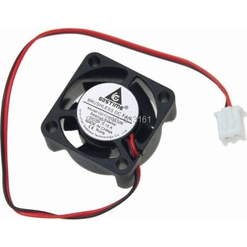 200pcs/lot Gdstime Mini DC 5V Brushless Cooling Fan 25mm 25*25x10mm 2510S Cooler Heatsink 2510