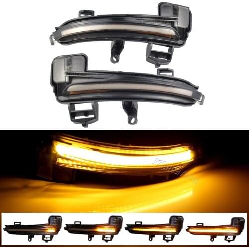 2x Dynamic LED Turn Signal Blinker Sequential Indicator Side Mirror Light For Skoda Superb B8 MK3 III 3V A7 2016 2017 2018 2019